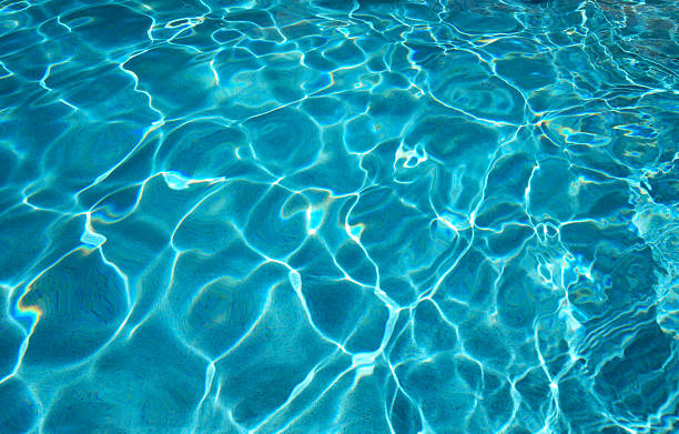 Blue water texture stock photo