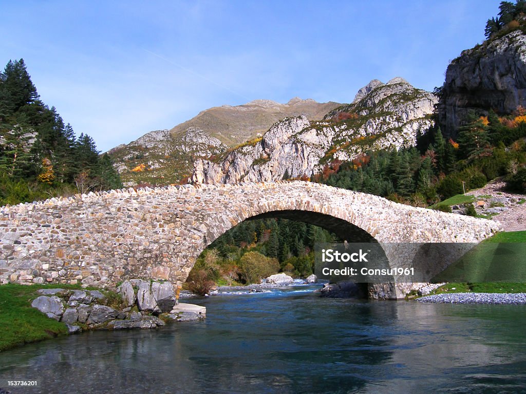 Puente - Foto de stock de Parque Nacional de Ordesa libre de derechos