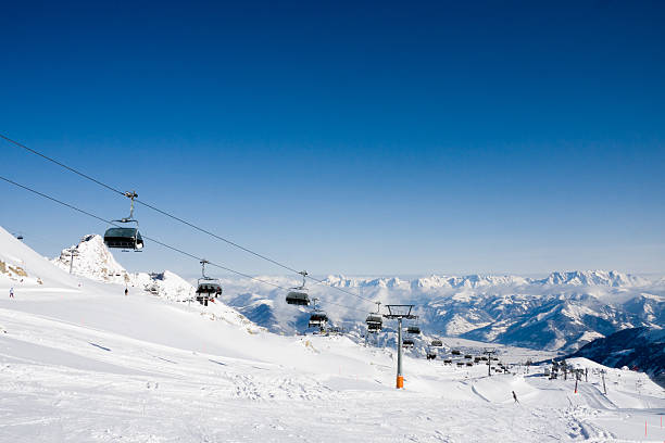 istock Ski lift in alps mountains 153736311