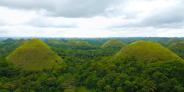 istock Chocolate Hills in Bohol Philippines 153736601