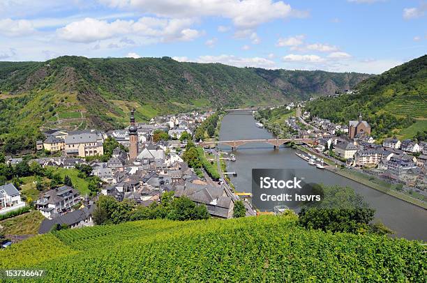 Cochem E Vinha No Vale Do Mosel - Fotografias de stock e mais imagens de Ajardinado - Ajardinado, Alemanha, Ao Ar Livre