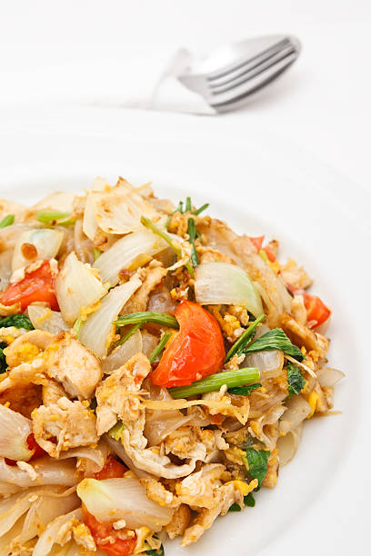 istock Chinese style fry noodle with vegetables 153737890