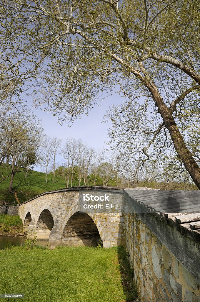 Ponte de pedra - Foto de stock de Antietam Creek royalty-free