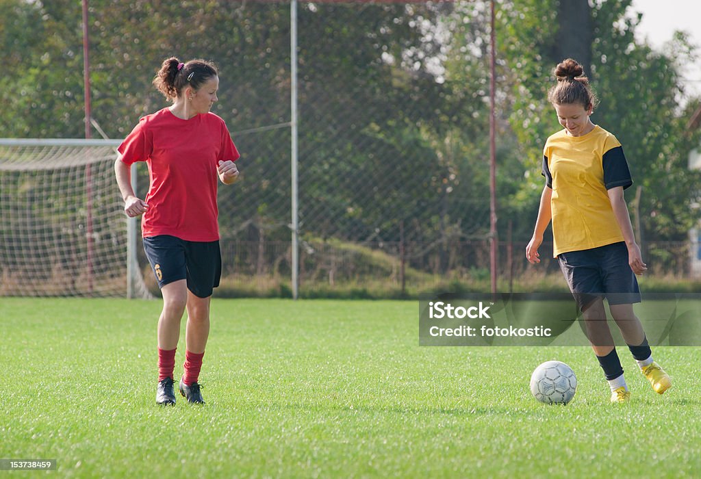 Niñas de fútbol - Foto de stock de Actividad libre de derechos