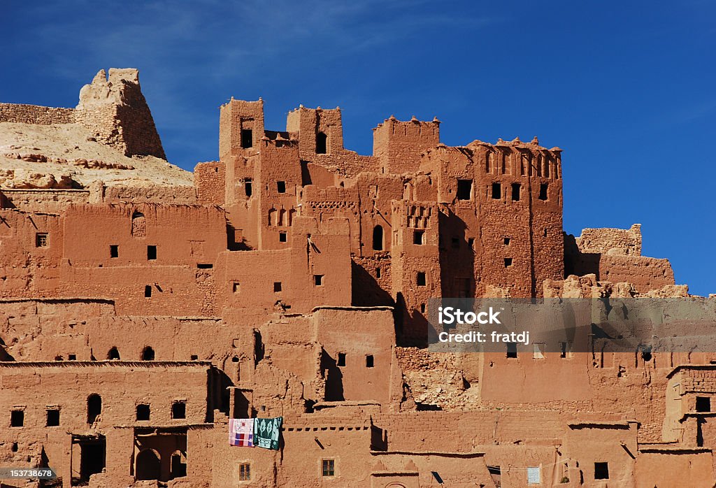 Adobe Village in Marokko - Lizenzfrei Afrika Stock-Foto