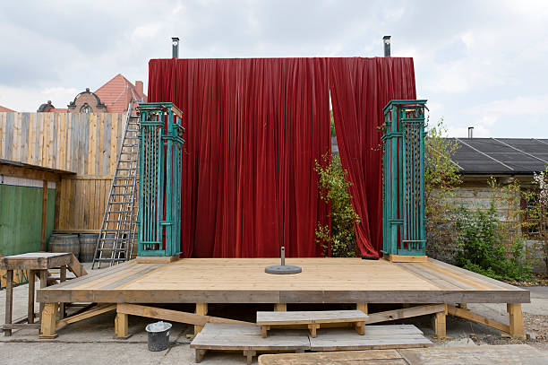 Empty Stage in outdoor