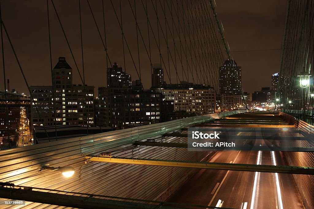 Vista nocturna de Brooklyn - Foto de stock de Aire libre libre de derechos