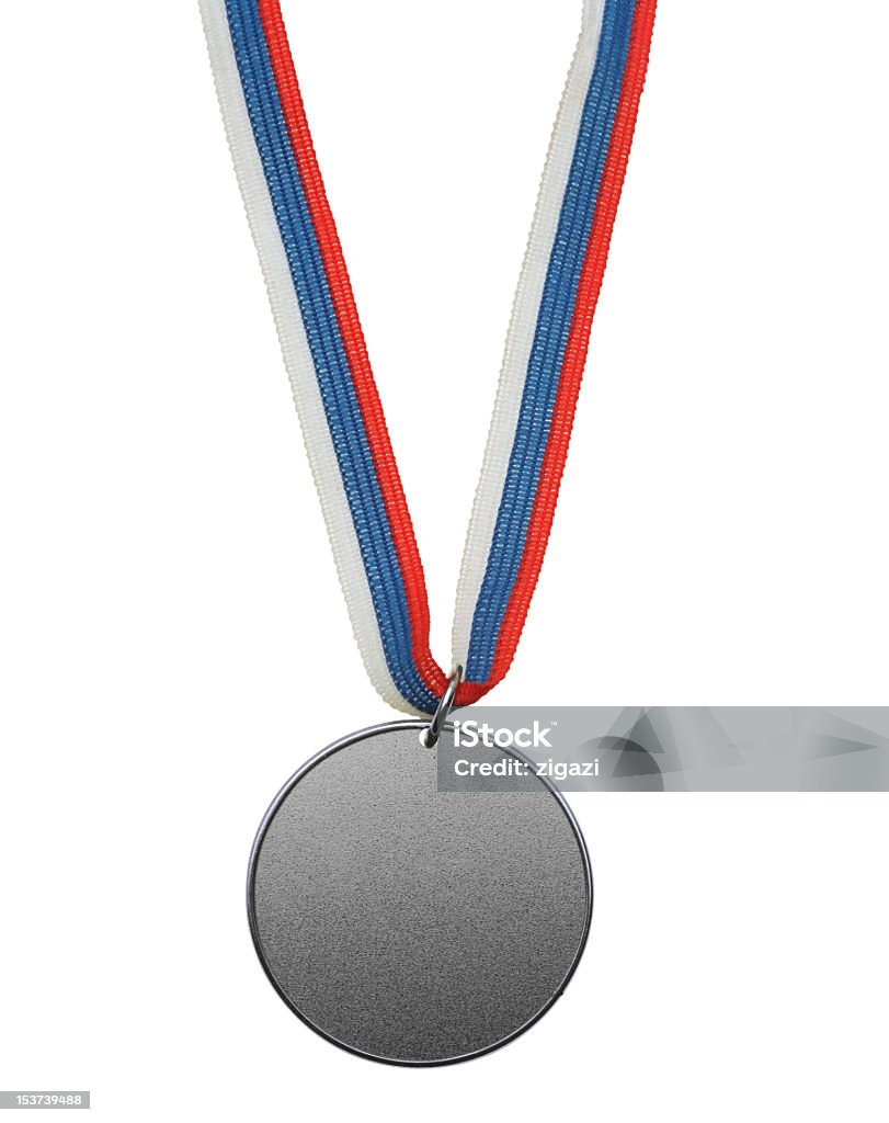 Medalla de plata aislado - Foto de stock de Acontecimiento libre de derechos
