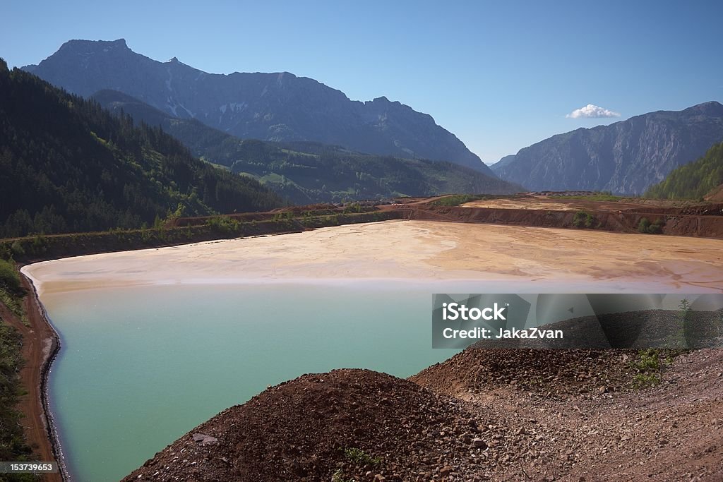 Paesaggio Erzberg Miniera di ferro - Foto stock royalty-free di Albero