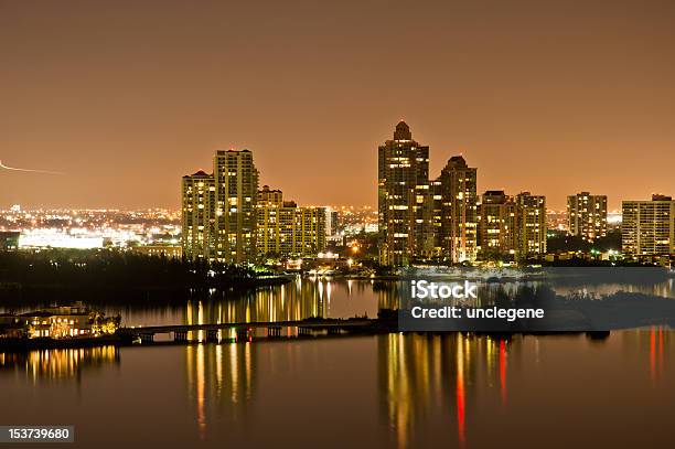 Intercoastal Por La Noche Foto de stock y más banco de imágenes de Distrito central - Distrito central, Fort Lauderdale, Aire libre