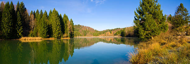 istock Panoramic Resko lake, Slovenia 153739688