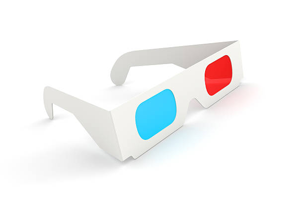 istock Illustration of white 3D Glasses 153740353