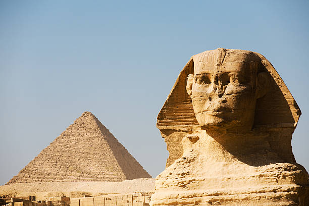 istock Great Sphinx Head Closeup Menkaure Pyramid 153741282