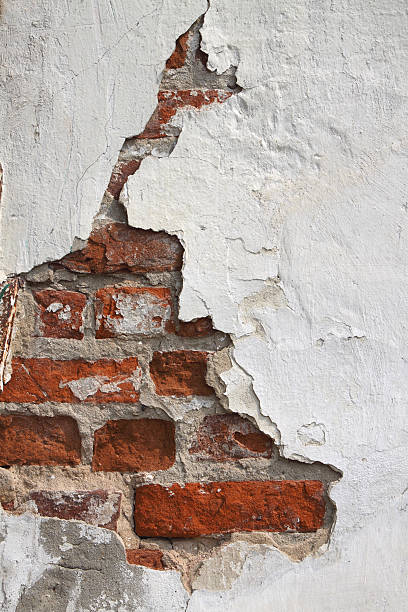 Fragment of an old wall stock photo