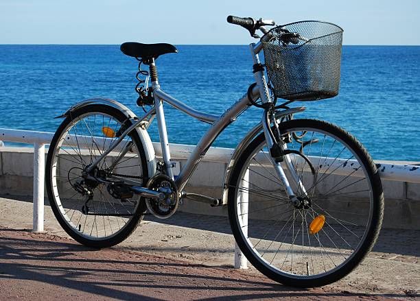 istock Bicycle on promenade by the sea 153743241