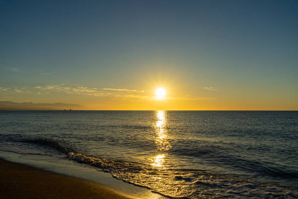istock Sunrise over Mediterranean Sea, Malaga 1537433655