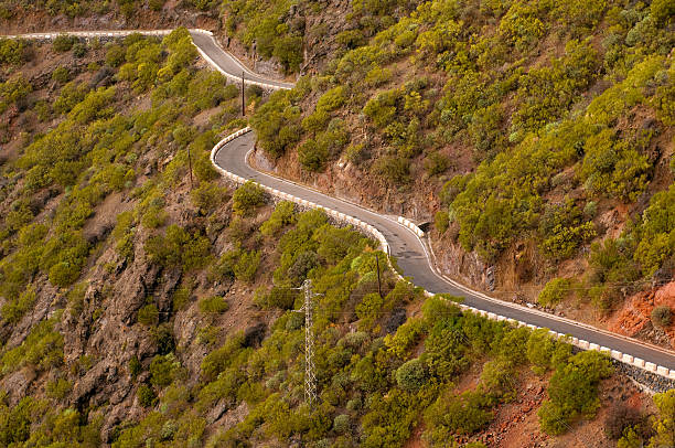 istock Mountain road at Tenerife, 153743446
