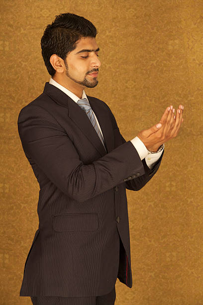 Muslim business man stock photo