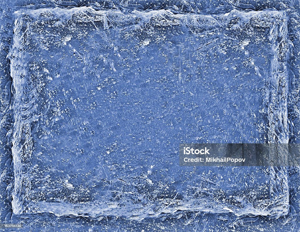 Rachado retangular com moldura azul gelo - Foto de stock de Abstrato royalty-free