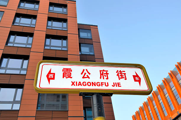istock Roadsign in Beijing, China 153744221