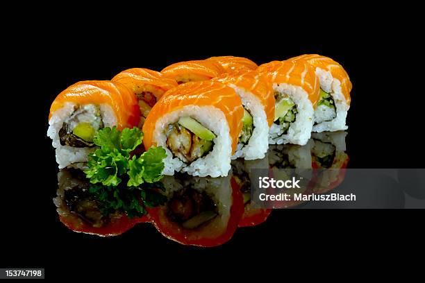 Sushi Foto de stock y más banco de imágenes de Alimento - Alimento, Arroz - Comida básica, Cena