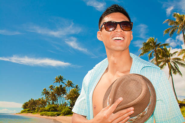 Smiling Asian Male stock photo