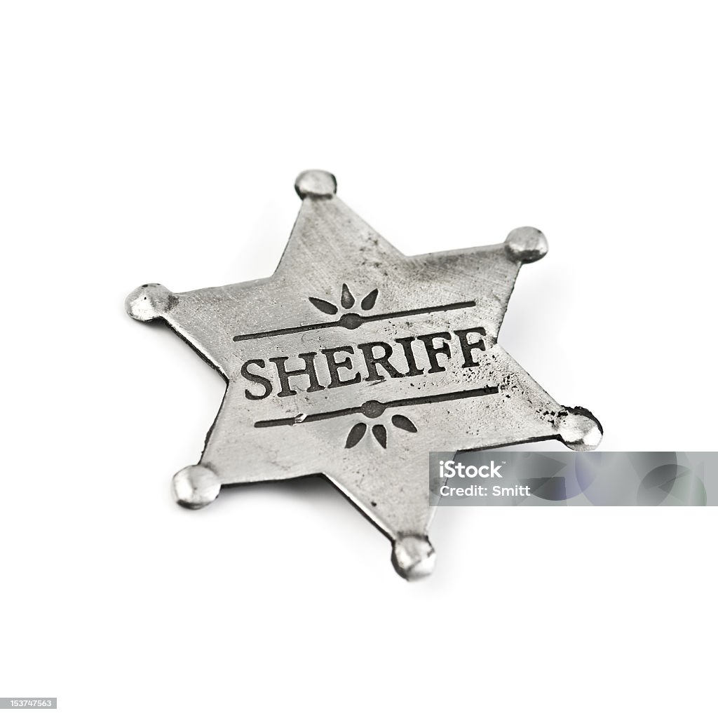 sheriff - Lizenzfrei Chrom Stock-Foto