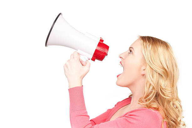 istock woman with megaphone 153747597