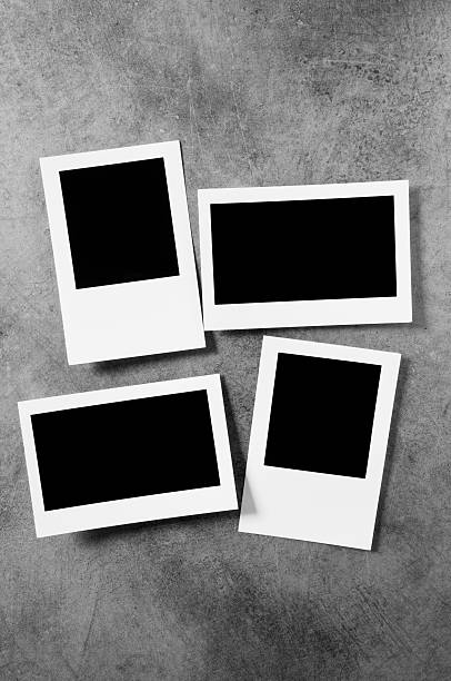 istock Designer concept - blank photo frames for your photos 153747905