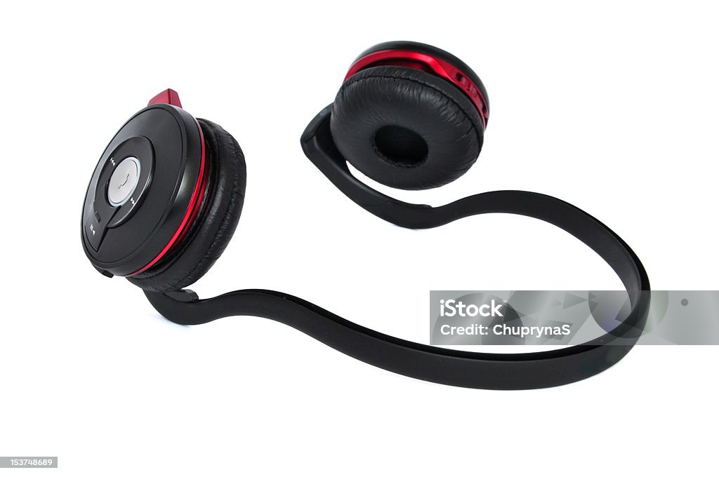 Stylowe, bezprzewodowe słuchawki bluetooth - Zbiór zdjęć royalty-free (Bez ludzi)