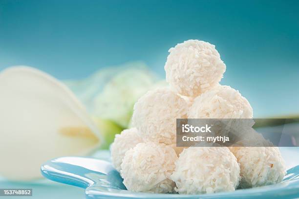 Coconut Cookies Stock Photo - Download Image Now - Panellets, Arrangement, Baked