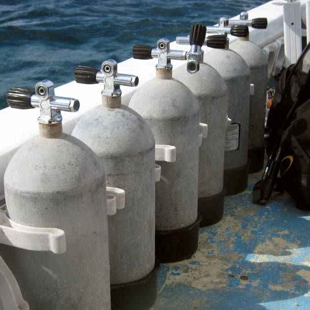 istock Steel scuba tanks 153750400