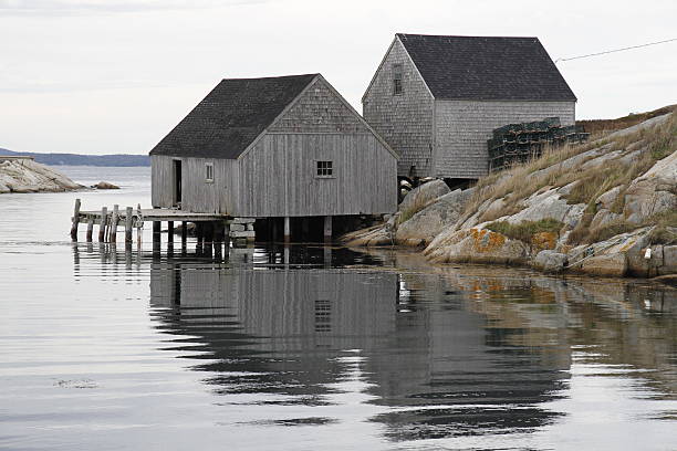 istock Maritime Fishing Buildings 153750830