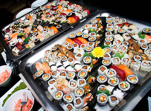 Sushi Platter stock photo