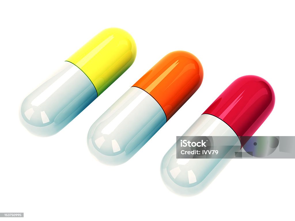 Pills Pills isolated on white background Addiction Stock Photo