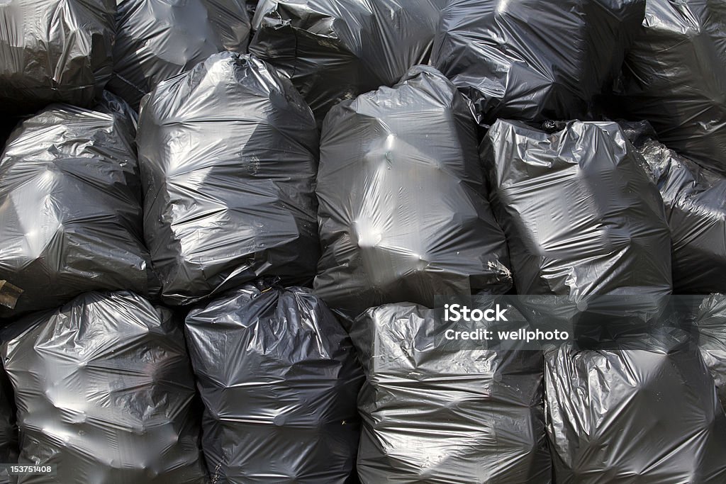 Sacos de lixo - Foto de stock de Amontoamento royalty-free