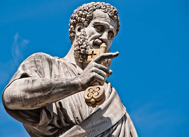 istock Statue of St. Peter in Rome 153751989