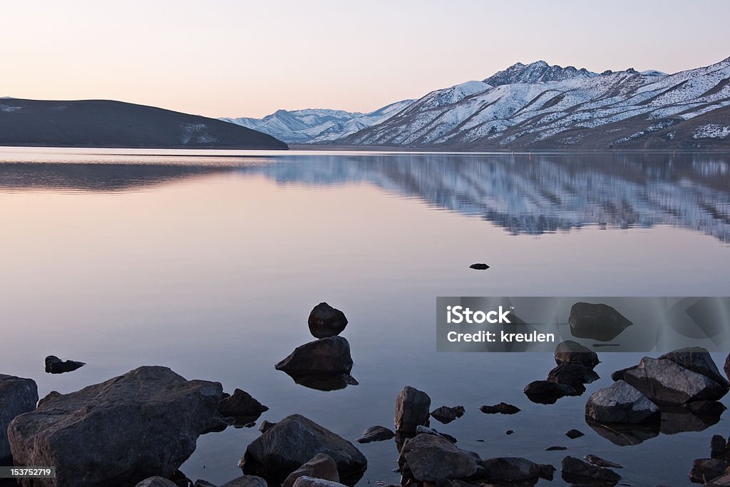 Топаз Lake Sunrise - Стоковые фото Без людей роялти-фри