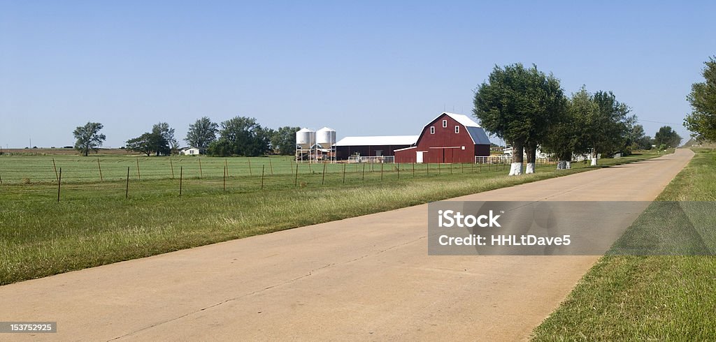 Farm Terra no Oklahoma - Royalty-free Quinta Foto de stock