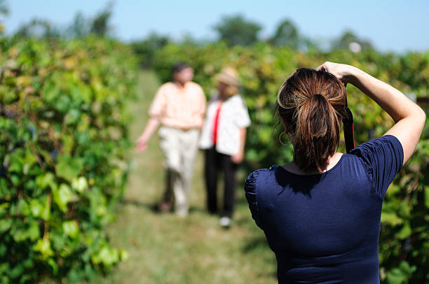 Woman Photographer stock photo