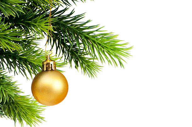 istock Christmas decoration isolated on the white background 153754686