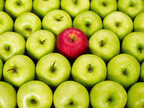 Free Photo  Closeup of fresh organic green apples