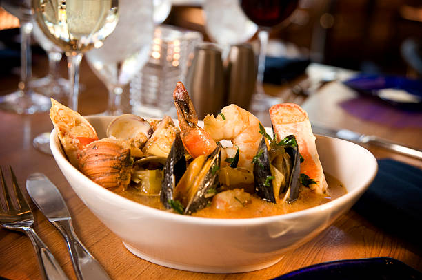 close up of delicious Tom Yum Soup