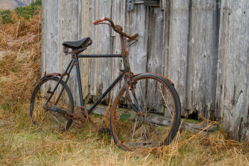 Old Bicycle left to rot.