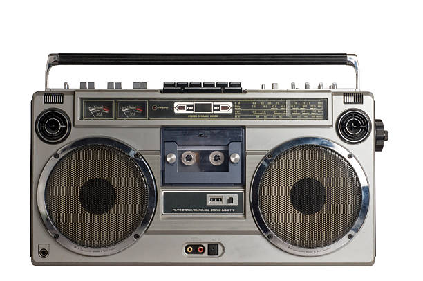 istock retro ghetto blaster isolated with clipping path 153757060