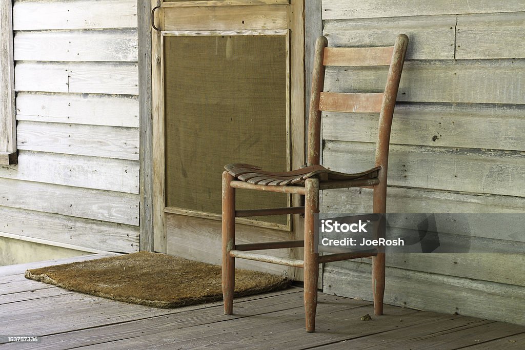 Rústico Front Porch - Foto de stock de Casa de fazenda royalty-free