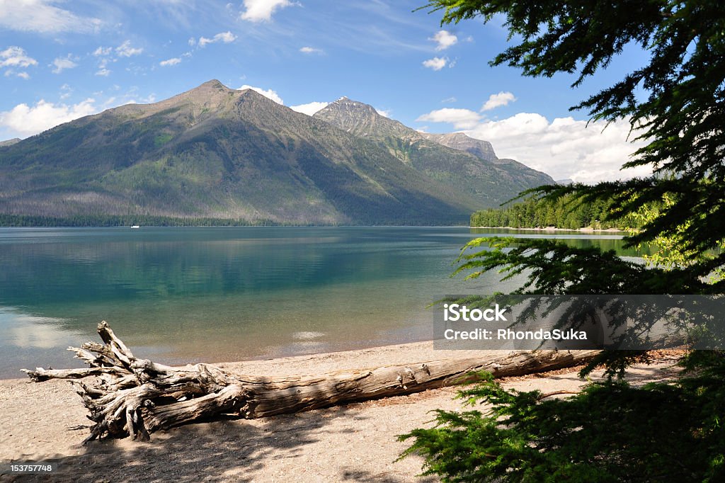 Lago McDonald, Montana - Foto de stock de Azul royalty-free
