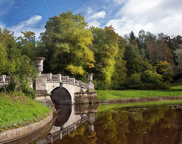 istock The bridge and pond in Pavlovsk park 153757879