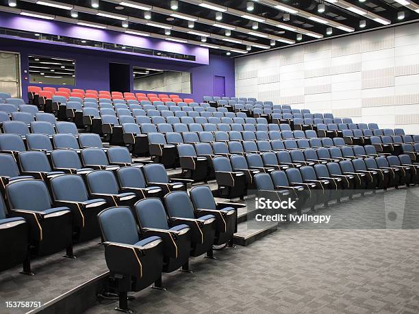 Lecture Theater Stock Photo - Download Image Now - Lecture Hall, No People, University