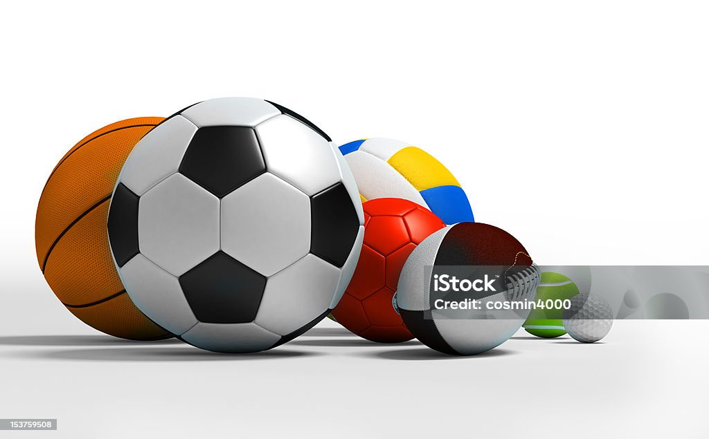 Diversi sport palle - Foto stock royalty-free di Sport